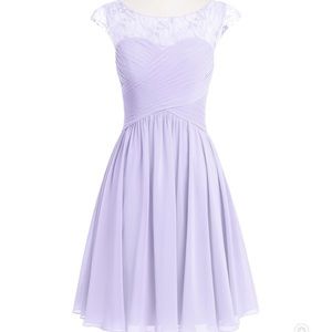 Azazie Size 2 Lilac Bridesmaid Dress
